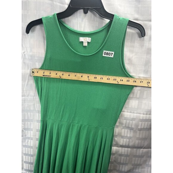 C Women Mini Tank Dress Size S Color Green - Picture 7 of 12